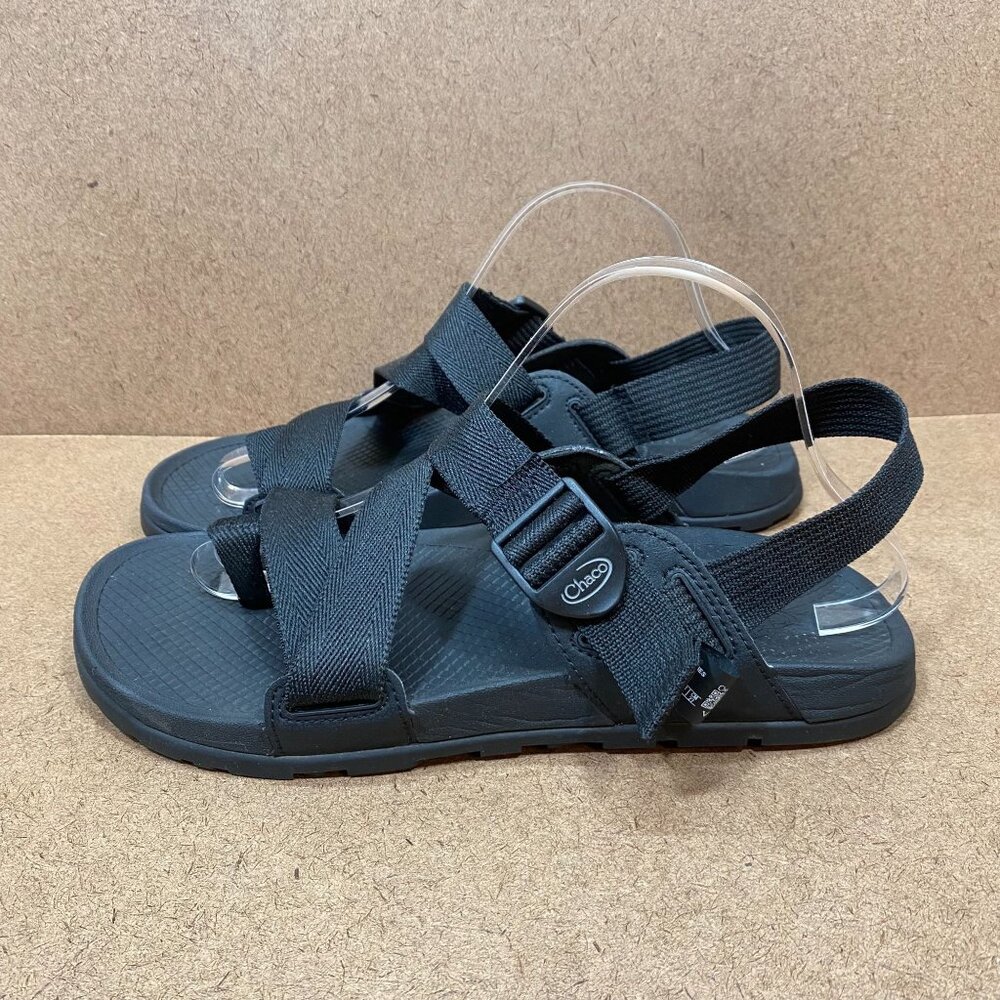 Chaco Mens Lowdown 2 Black Sandals Size 9 Casual Lightweight Outdoor Footwear